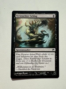 Tainted Strike Verseuchter Schlag Magic Karte Scars of Mirroden 80/249 DE NM - Bild 1 von 2