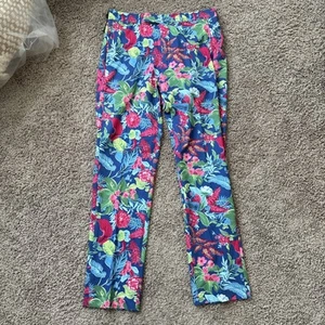 Pantalones de vestir RLX Ralph Lauren golf calce a medida para hombre 32 x 32 multicolor floral nuevos - Imagen 1 de 7