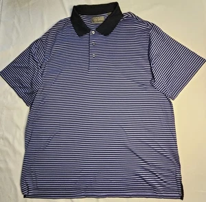 Mens Daniel Cremieux Signature Collection Short Sleeve Striped Polo Shirt XL - Picture 1 of 2