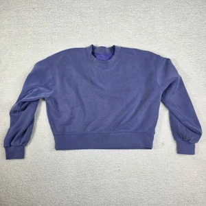 Lululemon Softstreme Perfectly Oversized Cropped Crew Top Lavender Purple Size 4 - Bild 1 von 8