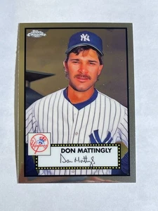 2021 Topps Chrome Platinum Anniversary - Don Mattingly #696 - Picture 1 of 2