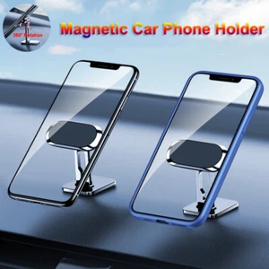 360° Magnetic Car Mobile Phone Holder Stand Mount For iPhone Samsung Universal - Picture 1 of 16