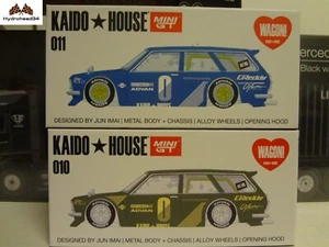 Mini GT KAIDO House Datsun 510 WAGON Pro Street 010/011 Set of 2 READ**REVISED - Picture 1 of 4