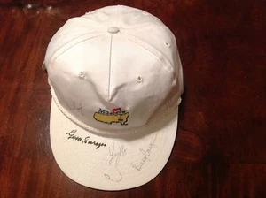 Vintage Augusta National Masters hat signed Gene Sarazen, Mize,Coody, Casper 1 - Picture 1 of 6