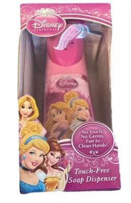 DISNEY PRINCESS 7" Rapunzel Cinderella Ariel Belle Soap Sanitizer Dispenser NEW - Image 1 of 4