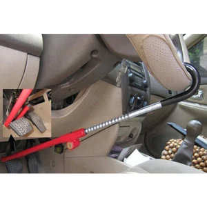 Heavy Duty Anti Theft Car Steering Wheel Lock Car Van Security Pedal Clutch Lock - Picture 1 of 4
