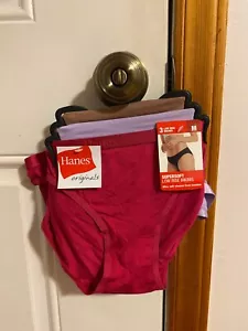 NEW WOMEN SIZE MEDIUM HANES ORIGINALS SUPERSOFT LOW RISE BIKINI UNDERWEAR 3-PACK - Picture 1 of 7