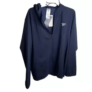 Reebok Men's Training Essentials Jacket - Vector Navy Size XL - Picture 1 of 8
