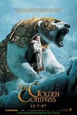 THE GOLDEN COMPASS MOVIE POSTER Original SS 27X40 Advance Style  EVA GREEN