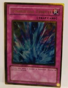 Torrential Tribute GLD1-EN040 Gold Ultra Rare Yugioh Card Game Single - Picture 1 of 6