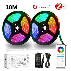 GLEDOPTO ZIGBEE 3.0 RGBW RGBWW LED Strip 5050 Flexible Light+Pro Controller+Plug