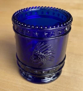 Bob St Clair 1976 Bicentennial Toothpick Holder - Cobalt Blue - Nixon Error - Picture 1 of 12
