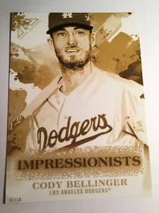 2018 Topps Gallery Impressionists Jumbo 5x7 Cody Bellinger Dodgers I30 01/10 - Picture 1 of 1