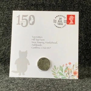 Moneda Tom Kitten 50p, colección de monedas Beatrix Potter 2017 - Imagen 1 de 2