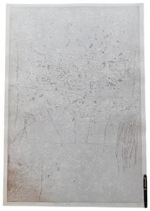 Hideo Hagiwara "Ancient Song No.2" 1965 impresión en madera autógrafo - Imagen 1 de 6