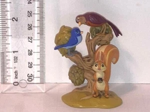 Figuras de animales del bosque del bosque de auroras de la Bella Durmiente de Disney - Imagen 1 de 1
