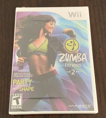 Zumba Fitness 2 (Nintendo Wii, 2011) Nuevo SOLO JUEGO—-SIN CINTURÓN Foto 1 de 3