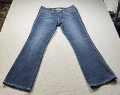 Cowgirl Up Womens Jeans 32x32 Boot Cut Blue Denim Embroidered Back Pockets - Image 1 of 4