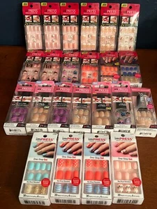 Impress Press On Maniküre Ultra Gel Glanz Gemischte Menge 23 Neu im Karton - Bild 1 von 15