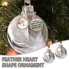 Is Christmas Ball Memorial Ornaments Round Shape My A Piece Heave Heart NEW