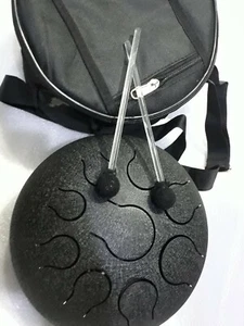 Tambor de yoga, tambor de lengua/cacero/tambor de acero/tambor colgante, profesión afinada precisa de 10" - Imagen 1 de 4