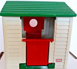 Little Tikes Dollhouse light tan club house cottage playhouse 7.75"x6.25"x5.5" - Picture 1 of 2