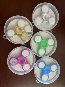 FIGROL Luce LED Fidget Spinner, Luce Fidget Dito Giocattolo Mano Spinner (5 PC) - Foto 1 di 1
