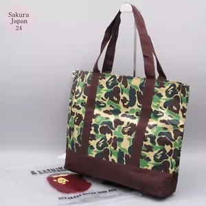 BAPE A Bathing Ape Tote Bag ABC Camo 2010 Winter Magazine Free Gift - Picture 1 of 15