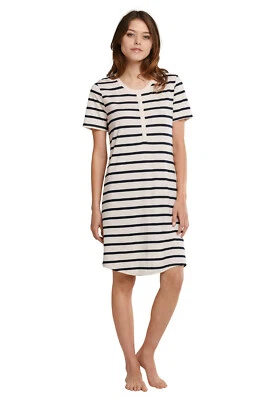 Schiesser Camicia da Notte Donna 95 CM Vestaglia Corta 36 38 40 42 44 46 48 50 - Imagen 1 de 3