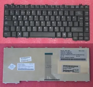 Keyboard qwerty Turkish TOSHIBA Sat A300 NSK-TAE0T 9J.N9082.E0T 6037B0027818 - Picture 1 of 1