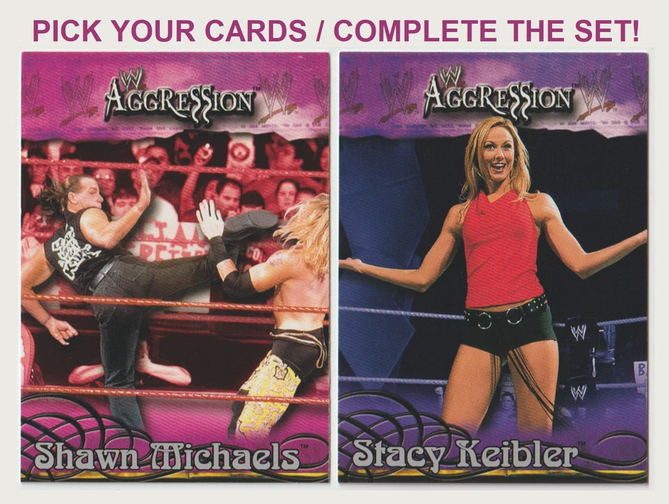 2003 Fleer WWE Aggression - Pick Your Cards - Complete The Set! - Image 1 of 1