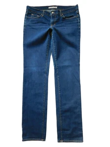 J BRAND Size 30 x 34L Cigarette Leg Womens Blue Jeans Ink Stretch Denim 914C012 - Picture 1 of 6