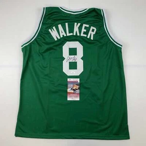 Autographed/Signed Antoine Walker Boston Green Basketball Jersey JSA COA - Picture 1 of 3