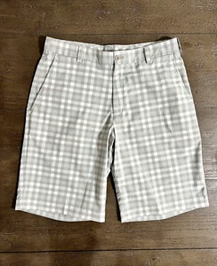 Pantalones Cortos Nike Golf Gris A Cuadros, Para Hombre, M, 32, Preppy, Athleisure - Imagen 1 de 4