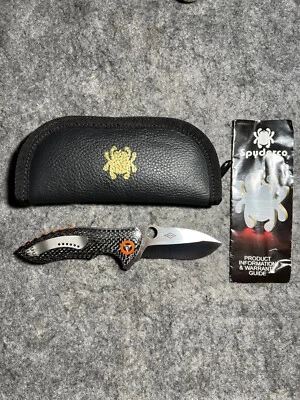 Spyderco Rubicon Knife Carbon Fiber by Peter Carey - Image 1 of 4