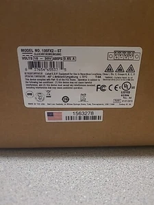Red Lion 106FX2-ST N-TRON Unmanaged Industrial Ethernet Switch, 6 Port, ST Fiber - Picture 1 of 2