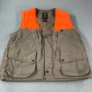 Browning Hunting Vest Mens Size Large Game Bird Hunting Vest Orange Multi Pocket - Picture 1 of 9