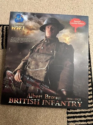 DID 1/6 Альберт Браун 1914-1918 Британская пехота Специальный Ограниченный Выпуск - Никогда не доставался из коробки! - Изображение 1 из 4
