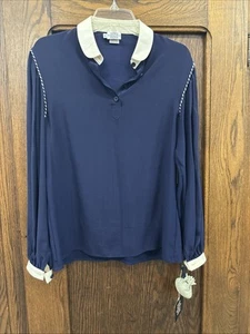 Geoffrey Beene beenebag Vintage 100% Silk Blouse Rare beenebag Included - Picture 1 of 5