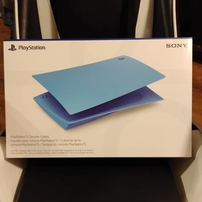 Novo OEM Sony PS5 Oficial Genuíno Disco Console Capas Azul Estrela - Imagem 1 de 4