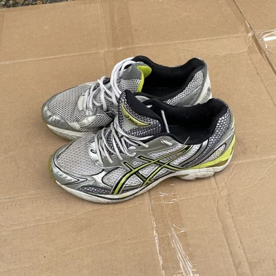 Zapatos para correr ASICS Gel Blackhawk 4 para hombre talla UK 8 gris plata Foto 1 de 4