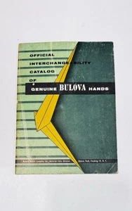 Used Copy 1954 Bulova Official Watch Hand Interchangeable Catalog - Picture 1 of 2