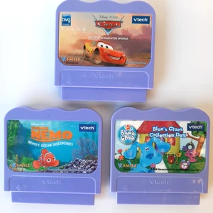 VTech VSmile 3 Game Cartridge Lot Cars, Blue's Clues, Finding Nemo C - Picture 1 of 3
