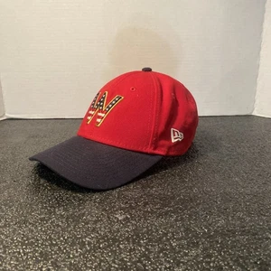 Authentic New Era MLB Stars & Stripes 4th of July Red/Navy 39THIRTY Youth - Picture 1 of 9