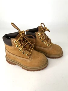 Timberland Premium 6" inch Waterproof Toddler Boots Wheat Nubuck (12809) Size 5  - Picture 1 of 9