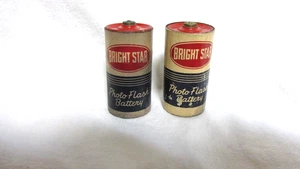 VINTAGE BRIGHT STAR C BATTERIES EXP 1-56 - Picture 1 of 4