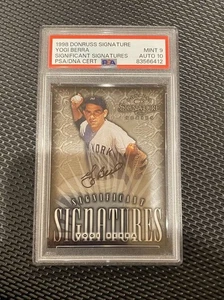 1998Donruss SignatureSeriesSignificant Signatures Yogi Berra AUTO/2000 PSA 9/10 - Picture 1 of 2