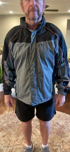 Harley Davidson Motorrad Reitjacke Herren XL mit Regenkapuze - Bild 1 von 5