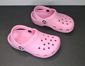Crocs Iconic Comfort Kleinkind Mädchen weich rosa Clogs Größe C 9 - Bild 1 von 6