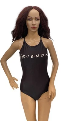 Купальник цельный H&M Friends для девочек (черный) размер 16/18 - Изображение 1 из 4